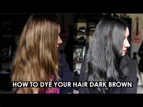 Sophia bleached out the black box colour, revealing a red tone that's in the dye. HOW TO DYE YOUR HAIR DARK BROWN (OR BLACK?) | Rocknroller ...
