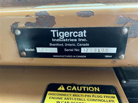 2000 Tigercat 870 Feller Buncher For Sale 15 739 Hours Edmonton AB