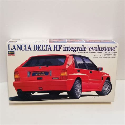 124 Hasegawa Lancia Delta Hf Integrale Evoluzione Plastic Kit Tamiya