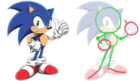 How To Draw Sonic The Hedgehog A Smashing Tutorial Hubpages