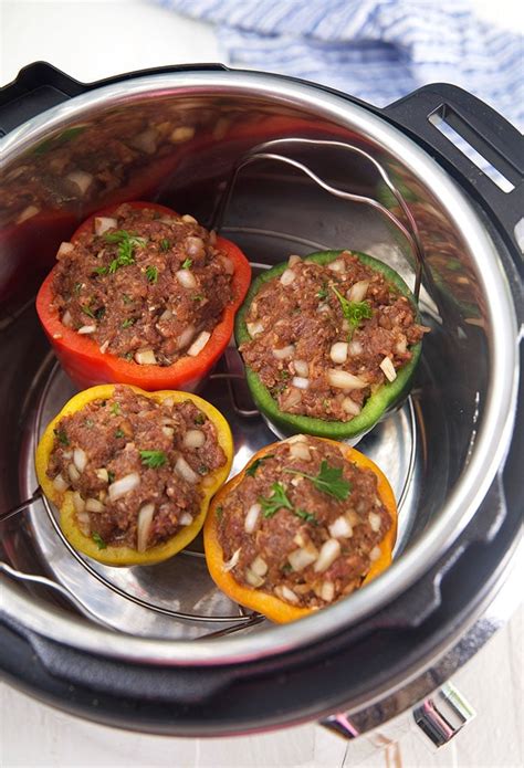 Instant Pot Stuffed Peppers Recipe The Suburban Soapbox