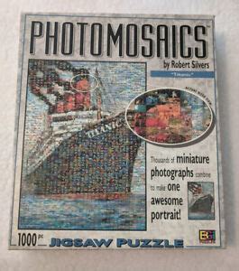 Titanic Photomosaics Jigsaw Puzzle Over Piece Robert Silvers Buffalo Games EBay