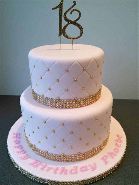 1.2 go to the club. Pink and gold quilted 18th birthday cake | 18th birthday cake for girls, 18th birthday cake ...
