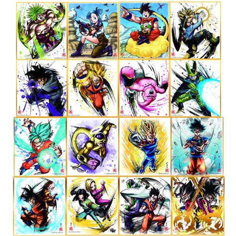 The tale of larger than life heroes, dastardly villains, and super martial arts action has inspired many shonen action series to this day. Bandai Dragon Ball Z Super Shikishi Art Best Collection ...