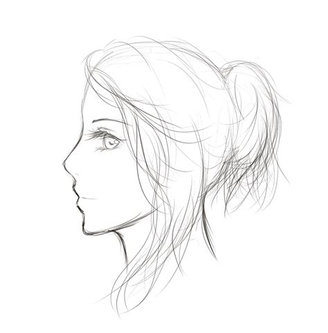 Sketch Side Profile By Maina11 On Deviantart