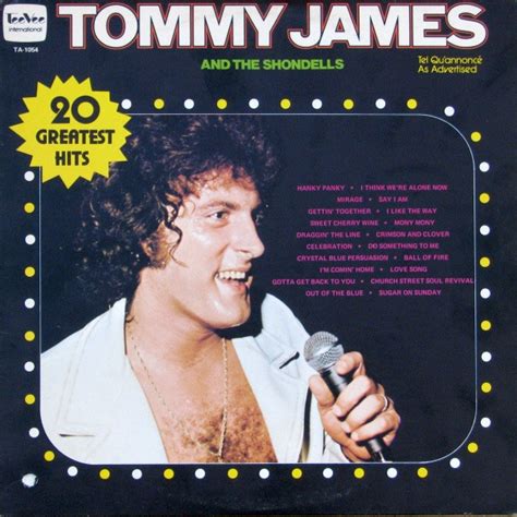 Tommy James And The Shondells 20 Greatest Hits 1976 Vinyl Discogs