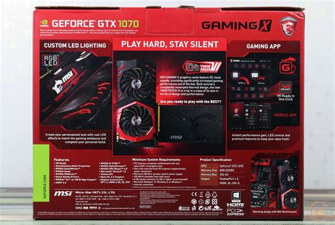 Обзор и тестирование видеокарты Msi Geforce Gtx 1070 Gaming X 8g на