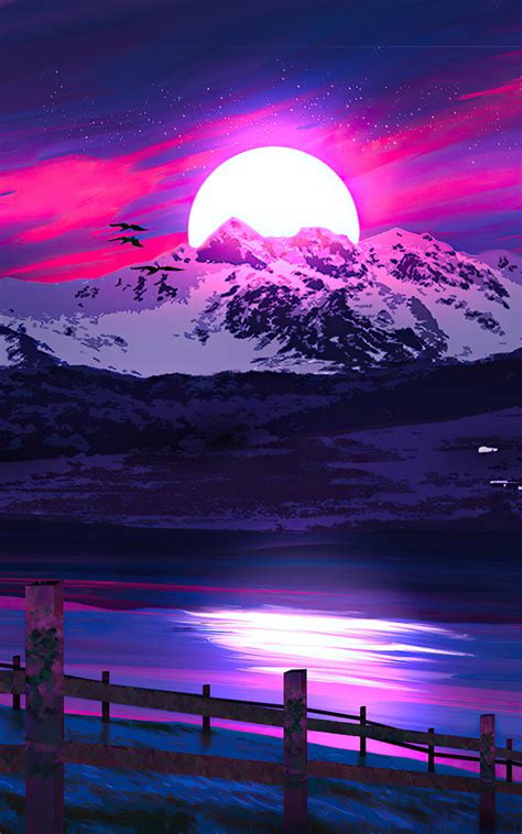 800x1280 Mountains Sunrise Nepal Illustration Nexus 7