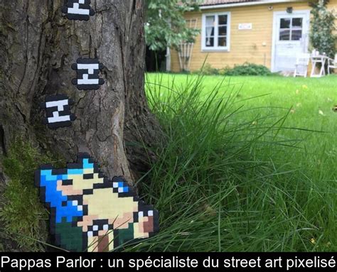 Pappas Parlor Un Spécialiste Du Street Art Pixelisé