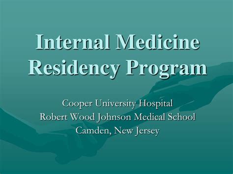 Ppt Internal Medicine Residency Program Powerpoint Presentation Free