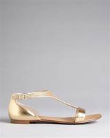 Gold Flat Sandals Images