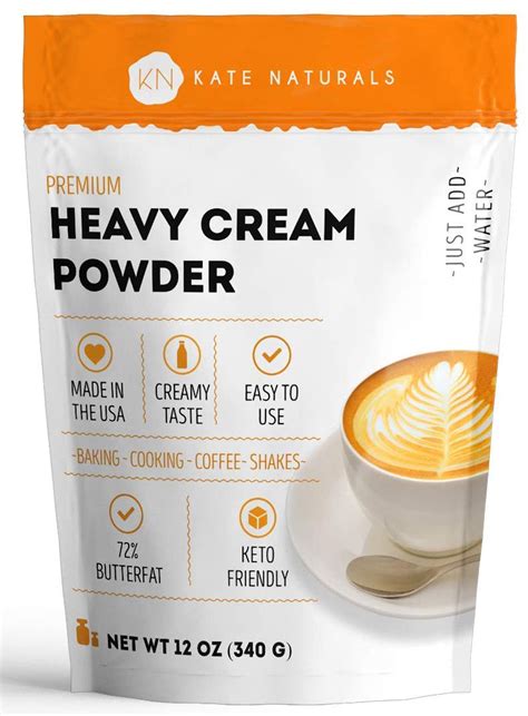 Buy Heavy Cream Powder For Coffee And Heavy Whipping Cream 12oz Kate