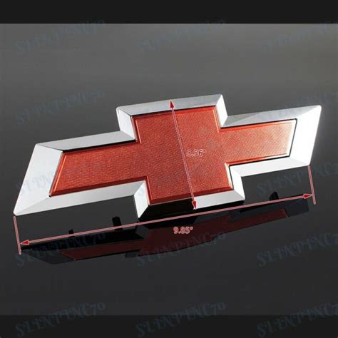Red Front Bowtie Emblem New For 2016 2018 Gm Chevy Chevrolet Silverado