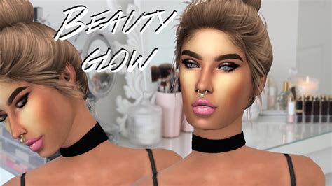 Sims 4 Beauty Glow Create A Sim Cc Links Youtube