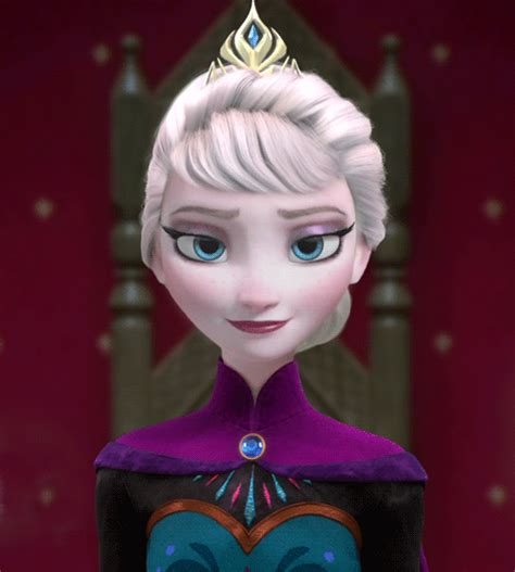 A Frozen Princess With Blue Eyes Wearing A Tiara