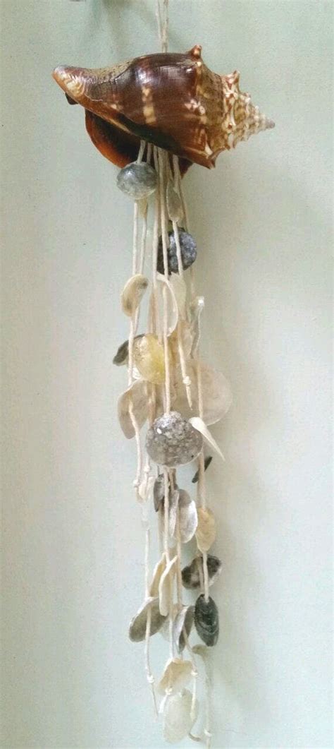 Conch Shell With Jingle Shells Wind Chime