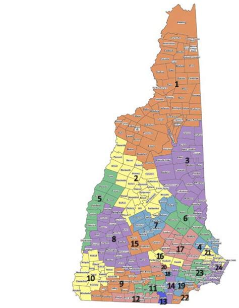 Nh State Congressional Districts Map Printable Map