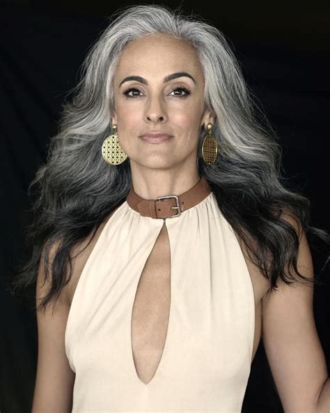 Long Gray Hairstyle With Reverse Ombre Long Gray Hair Grey Ombre Hair Gorgeous Gray Hair