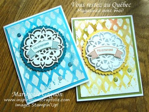 Facebook LIVE Technique avec les pochoirs | Création de cartes, Pochoir