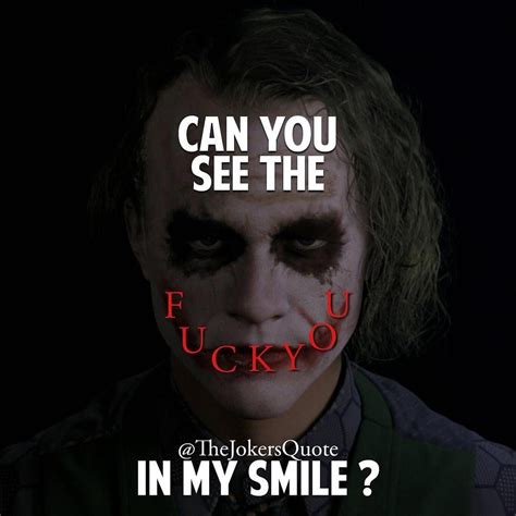 Can you? #harleyquinnquotessad | Best joker quotes, Joker quotes, Heath ...