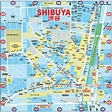 Shibuya map - Map of Shibuya Tokyo (Kantō - Japan)