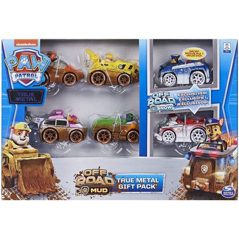 Paw Patrol Pat Patrouille Pack De 6 Vehicules True Metal Paw Patrol