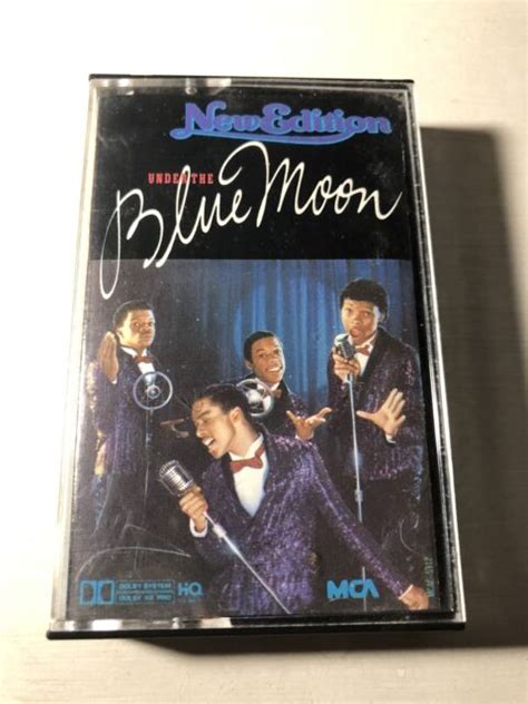 Under The Blue Moon By New Edition Us Cassette Nov 1986 Mca Records For Sale Online Ebay