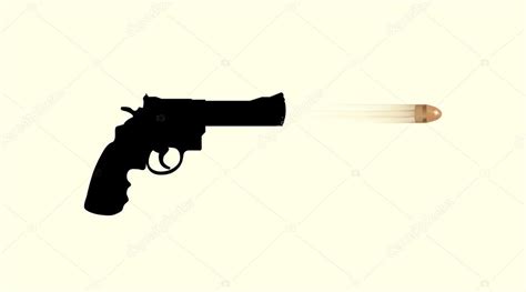 Gun Firing Bullet — Stock Photo © I3alda 12035925