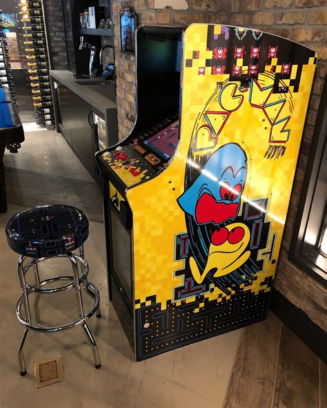 Bandai Namco Amusement America On Twitter The Pixel Bash Chill And A Pac Man Barstool A Match