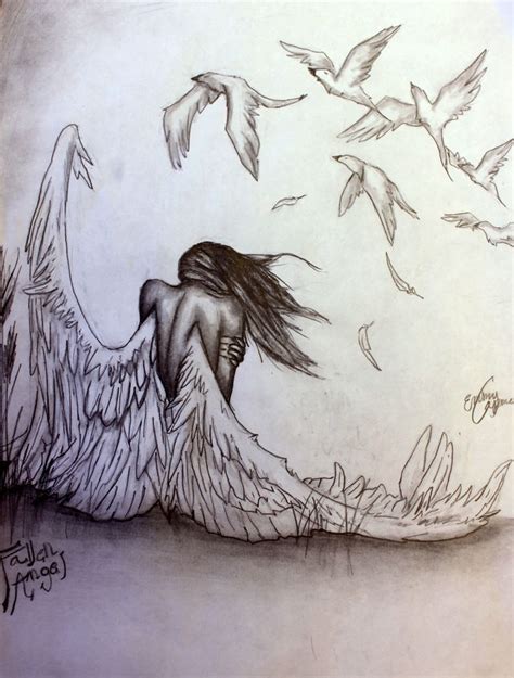 Pencil Angel Drawings At Explore Collection Of