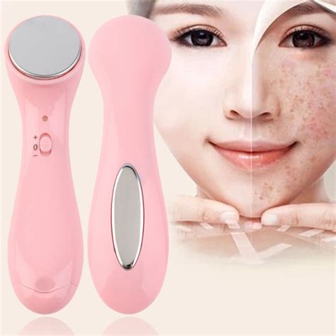 buy new ultrasonic ion face lift facial beauty device ultrasound skin care massager improve skin