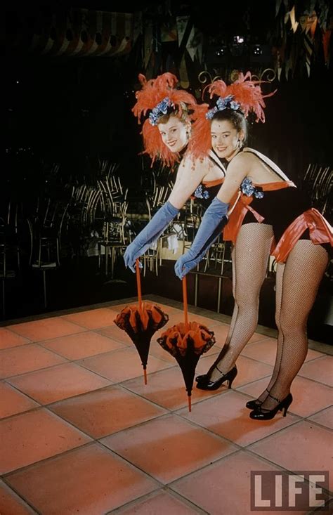 Beautiful Color Photographs Of Dancing Kessler Twins In Paris In Vintage Everyday