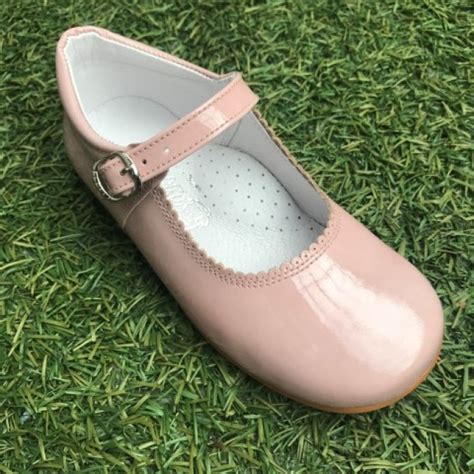 1554 Dusty Pink Patent Mary Jane £4000 Mary Janes Our Little