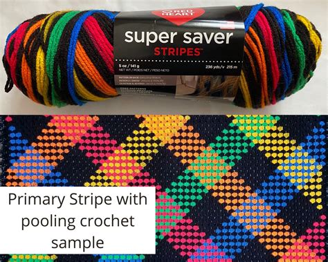 New colors July 9 Red Heart Super Saver Stripes Yarn | Etsy in 2020 | Red heart super saver yarn ...