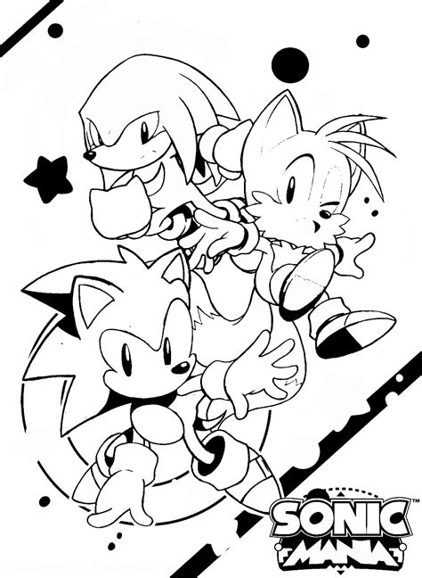 Personajes De Sonic Para Colorear