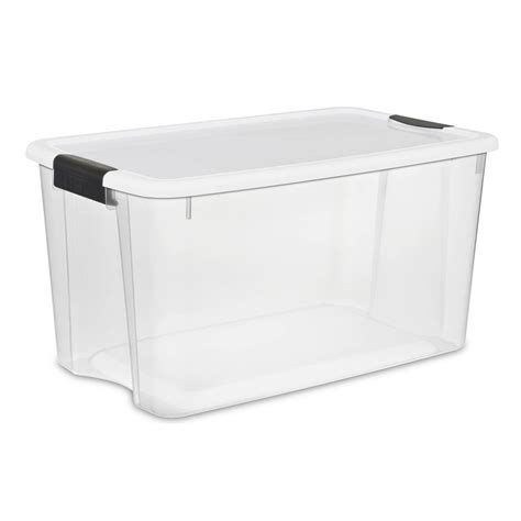 Sterilite 70 Qt Extra Large Clear Durable Stacking Storage Container