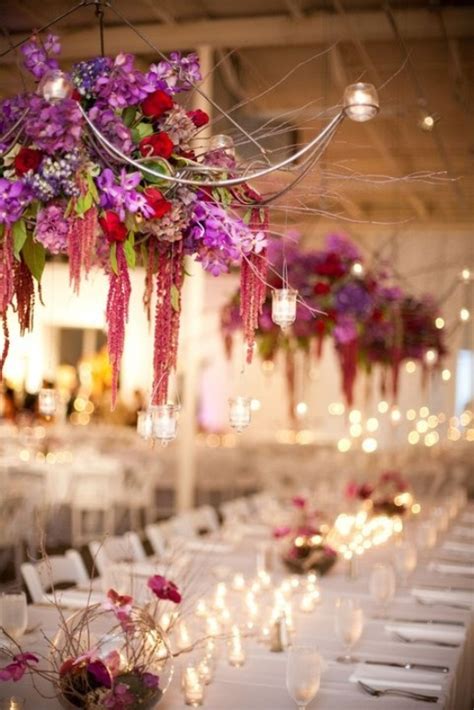 Picture Of Gorgeous Hanging Flowers Decor Ideas Overhead