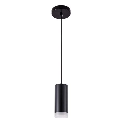 Harchee Modern Led Cylindrical Pendant Lighting Black Mini Pendant