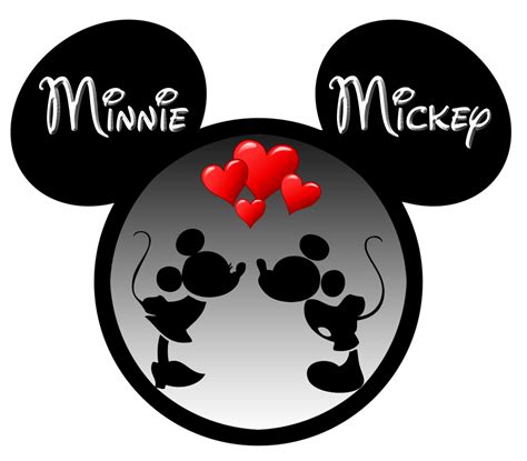 Mickey And Minnie Mouse Silhouette Svg Free