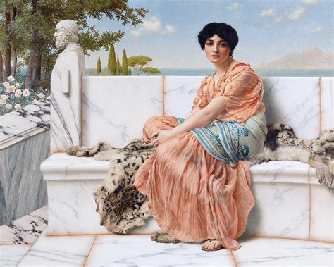 In The Days Of Sappho Painting By Celestial Images Fine Art America