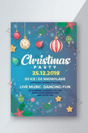 Choose from hundreds of designs. Christmas Party Flyer Design Template (With images) | Flyer design templates, Flyer design ...