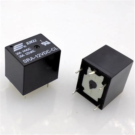 Free Shipping Sra 12vdc Cl 12v Relay 5pin 20a Large Current Relay 10pcs