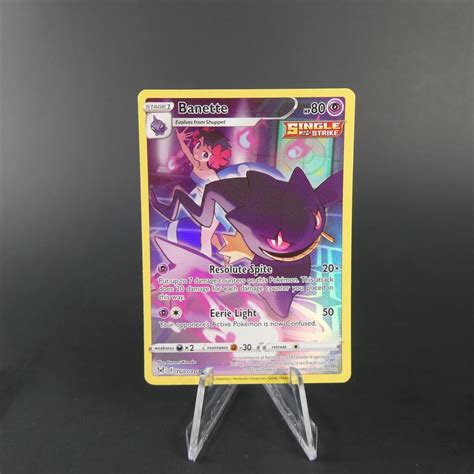 Banette Tg07tg30 Full Art Ultra Rare Card Pokemon Tcg Lost Origin Set