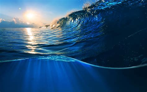 Free Wallpaper Blue Wave Background Pics