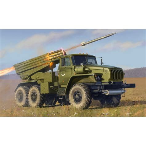 zvezda 3655 camion russe lance roquettes bm 21 grad 1 35e lancier bleu