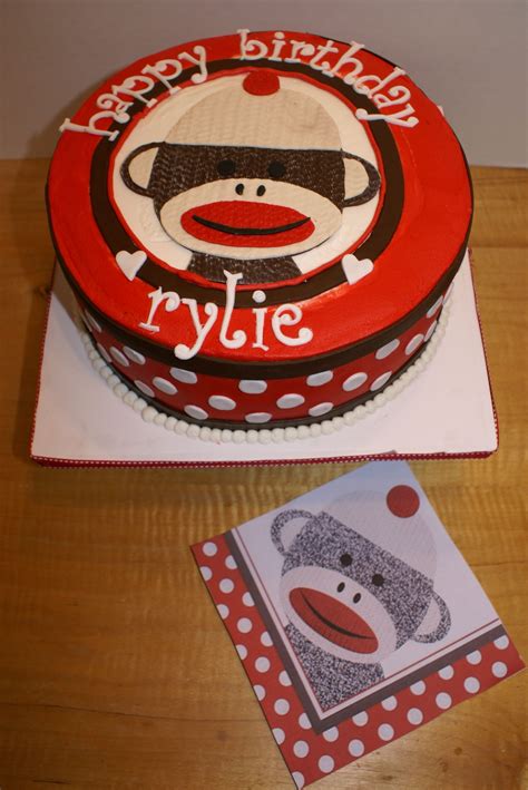 Sockmonkey Birthday — Children's Birthday Cakes | Sock monkey birthday, Birthday, Kids birthday