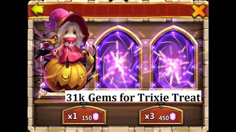 Rolling 31000 Gems For Trixie Treat Talents Heroes Amazing Scblack