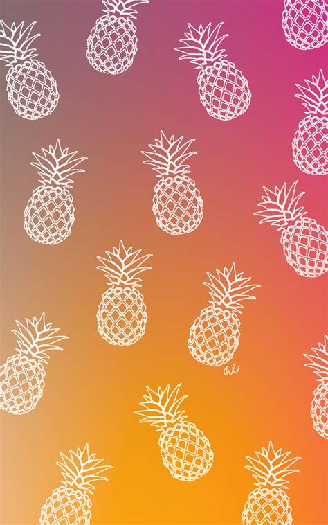 Pineapple Wallpaper in 2020 | Cute pineapple wallpaper, Pineapple