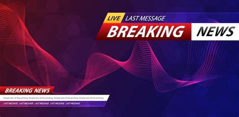 Premium Vector Breaking News Background Business Or Technology