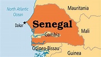 Dakar Senegal map - Map of dakar Senegal (Western Africa - Africa)